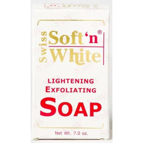 Swiss Soft N White Lightening Exfoliating Soap