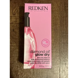 Redken Diamond Oil Glow Dry Blow Dry Shine Oil 3.4 fl oz - Sealed Redken Diamond Oil Glow Dry Blow Dry Shine Oil 3.4 fl oz - Sealed