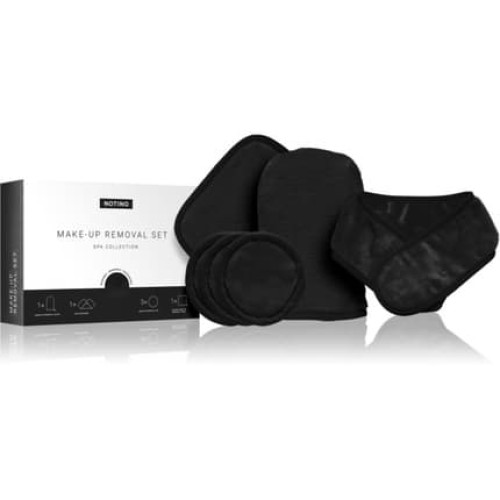 Notino Spa Collection Makeup Removal Set In Black Microfiber