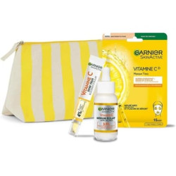 Garnier Skin Active Vitamin C Radiance Facial Routine Kit with Anti-Aging Serum