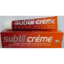 Subtile Permanent Hair Coloring Cream 60ml 04.65 Acajou Chatain Rouge Subtile Permanent Hair Coloring Cream 60ml 04.65 Acajou Chatain Rouge
