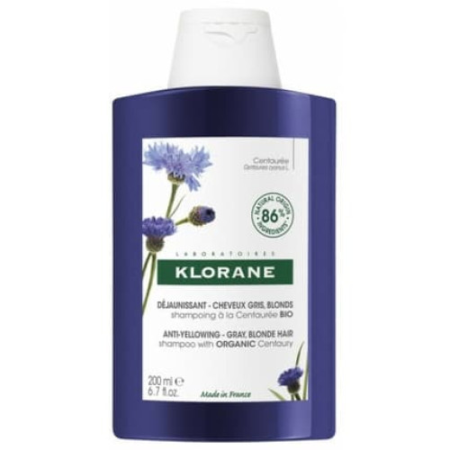 Klorane Reflection Shampoo With Centaurea Extract 200ml Neutralizes Yellow Tones For White Gray And Platinum Blonde Hair Klorane Reflection Shampoo With Centaurea Extract 200ml Neutralizes Yellow Tones For White Gray And Platinum Blonde Hair