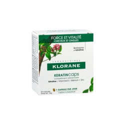 Klorane Keratincaps Strength And Vitality 30 Capsules For Hair Loss And Brittle Nails