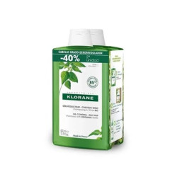 Klorane Klorane Duplo Nettle Shampoo 2x400ml Klorane Klorane Duplo Nettle Shampoo 2x400ml