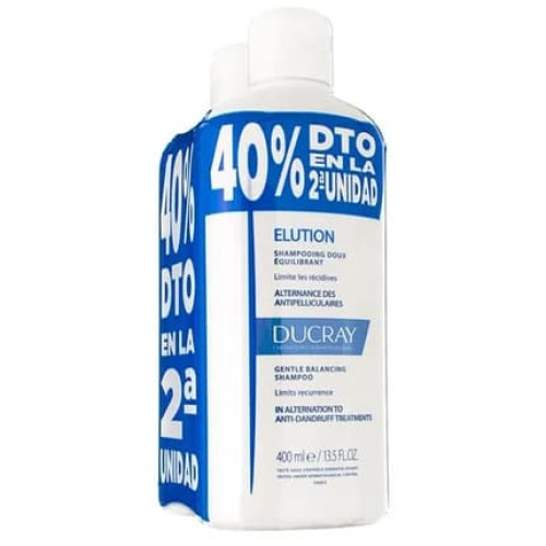 Ducray Ducray Elution Shampoo 2x400ml