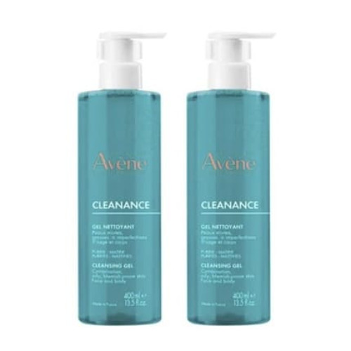 Avene Cleanance Duo Cleansing Gel 2 X 400 Ml