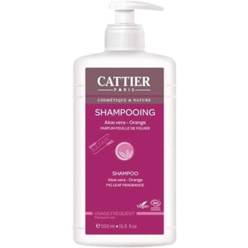 Cattier Organic Aloe Vera Orange Shampoo 500ml