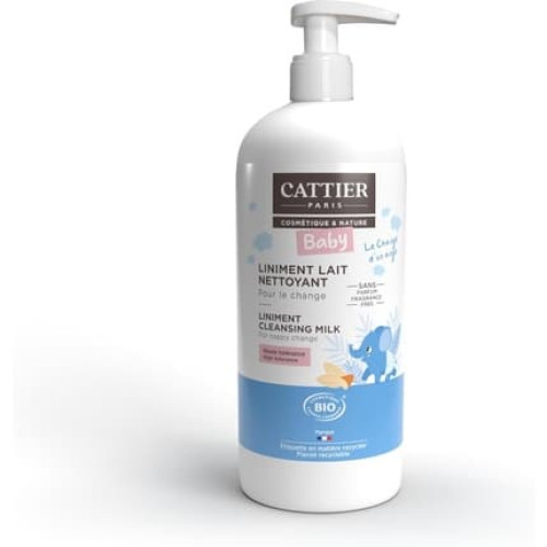 Cattier Baby Hypoallergenic Liniment Cleansing Milk For Nappy Change 500ml