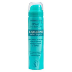 Akileine Cryo Spray Light Legs 75ml - Refreshing Leg Spray For Comfort