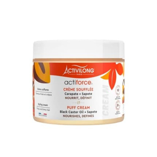 Actiforce Puff Cream Blowdry Cream Infused With Black Castor Oil And Sapote
