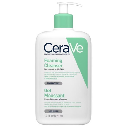 Cerave Foaming Cleanser For Normal To Oily Skin 473ml