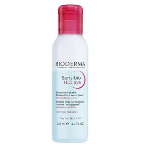 Bioderma Biphasic Micellar Makeup Remover Sensibio H2o Eye 125 Ml