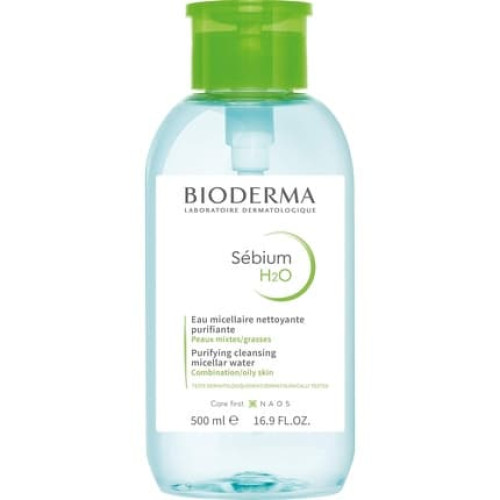 Bioderma Sebium H2O Cleansing Solution 500ml