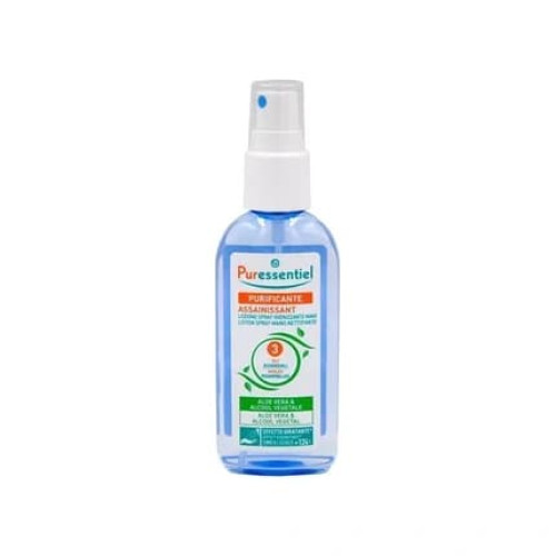 Puressentiel Purifying Hand Spray Lotion 80 Ml With Aloe Vera And 3 Essential Oils
