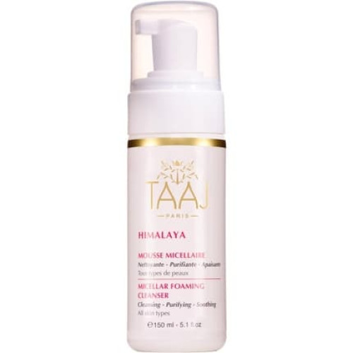 Taaj Micellar Foam Himalaya Cleanse Remove Makeup and Eliminate Impurities