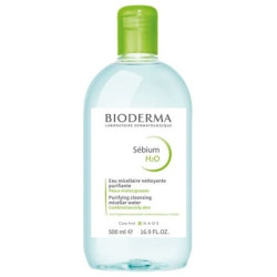 Bioderma Sbium H2o Micellar Water 500ml Purifying Cleansing Solution