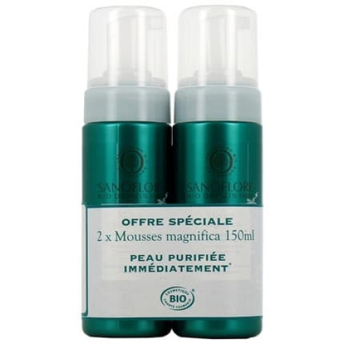 Sanoflore Magnifica Organic Anti-Imperfection Cleansing Mousse 150ml - Pack of 2 Sanoflore Magnifica Organic Anti-Imperfection Cleansing Mousse 150ml - Pack of 2