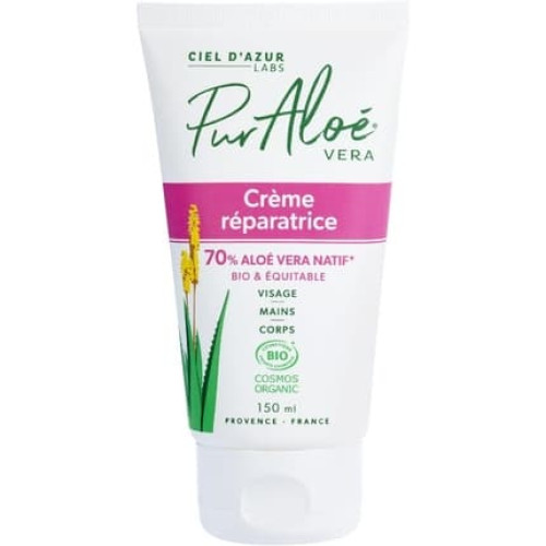 Pur'aloe Repair Cream Cosmebio 150ml