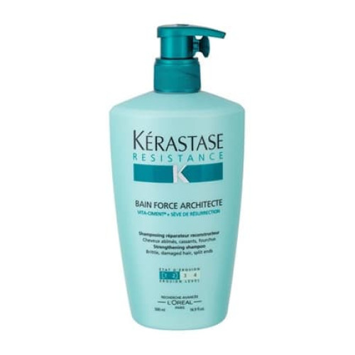 Krastase Bain Force Architecte Strengthening Shampoo For Damaged And Brittle Hair 500ml
