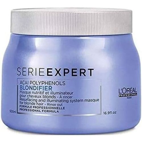 L'Oréal Unisex Professionnel Serie Expert - Blondifier Acai Polyphenols Resurfacing and Illuminating System Masque 16.9 oz