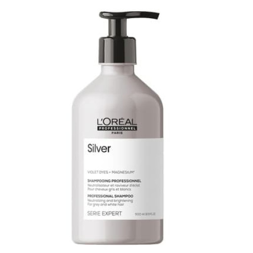 L'Oreal Professionnel Serie Expert Silver Shampoo For Gray And Lightened Hair 500ml