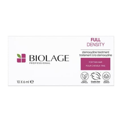 Biolage Full Density Treatment For Thinning Hair Stemoxydine Treatment 10 X 6 Ml Biolage Full Density Treatment For Thinning Hair Stemoxydine Treatment 10 X 6 Ml