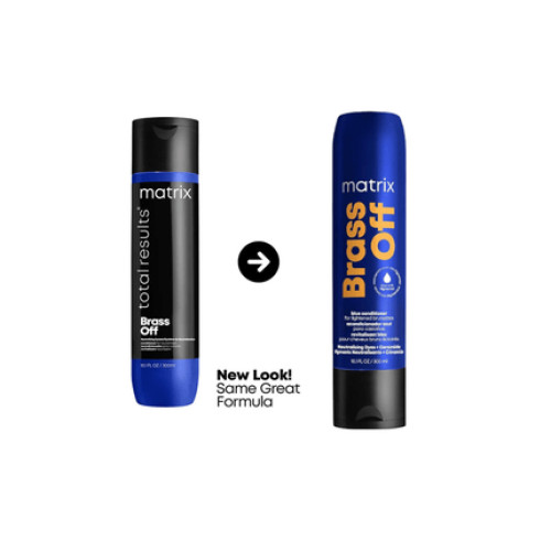 Matrix Brass Off Blue Conditioner 300ml With Neutralizing And Moisturizing Effect