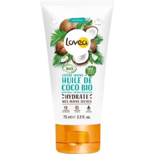 Lovea Organic Hand Cream Coconut 75 Ml
