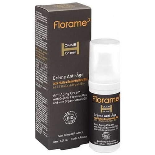 Florame Homme Anti-Aging Cream Bio 30ml - Plant-Based Care Product