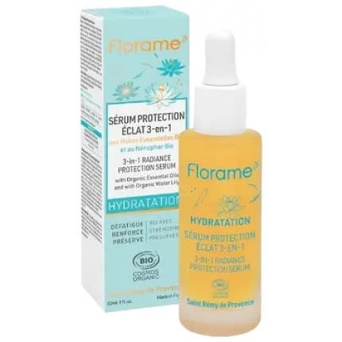 Florame Hydration Serum Radiance Protection 3-in-1 Organic 30ml