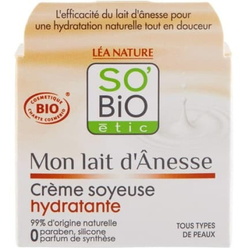 So'bio Etic Mon Lait D'Anesse Cosmebio Moisturizing Silky Cream 50ml