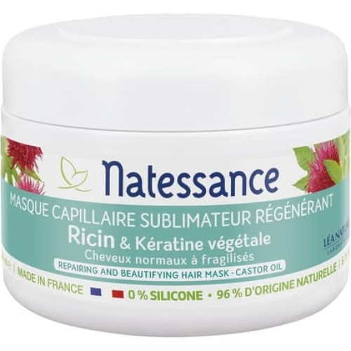 Natessance Natural Regenerating And Smoothing Castor Oil And Plant Derived