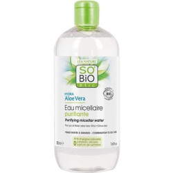 SO'BiO étic Cosmebio Combination/Oily Skin Hydra Aloe Vera Purifying Micellar Water 500ml