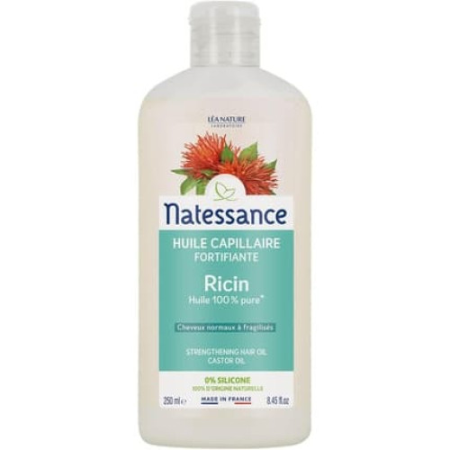 Natessance Hair and Nails Natural Castor Oil 250ml