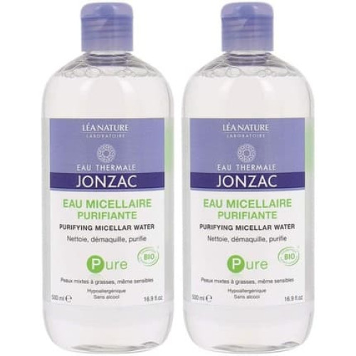 Eau De Jonzac Pure Purifying Micellar Water Organic 500ml - Pack of 2