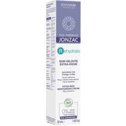 Eau Thermale Jonzac Organic Cosmetic Rehydrate Extra-Rich Moisturizing Cream, 50
