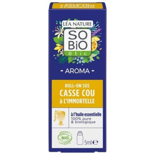 Lea Nature So Bio Etic Aroma SOS Cervical Vertebrae with Immortelle Organic Roll-On 5ml Lea Nature So Bio Etic Aroma SOS Cervical Vertebrae with Immortelle Organic Roll-On 5ml