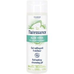 Natessance Aloe Vera Pure Organic Fair Trade Juice Freshening Gel 200ml