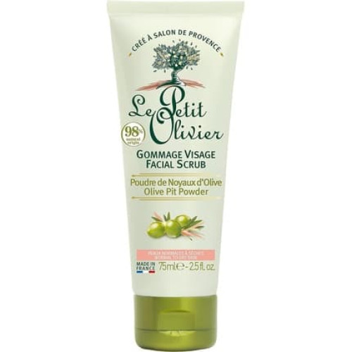 Le Petit Olivier Face Scrub with Olive Kernel Powder 75ml