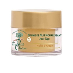 Le Petit Olivier Anti-Aging Night Balm with Argan Oil 50ml - Made in France Le Petit Olivier Anti-Aging Night Balm with Argan Oil 50ml - Made in France