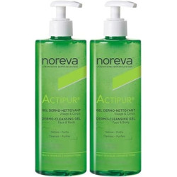 Noreva Actipur Purifying Dermo-Cleansing Gel 400ml - Pack of 2