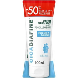 Cicabiafine Anti-Chapping Dry Feet Cream 100ml - Pack of 2