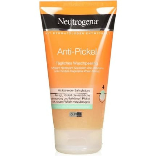 Neutrogena Anti-Pimple Face Cleanser Daily Exfoliating with Salicylic Acid for Blemish-Prone Skin Oil-Free 150ml Neutrogena Anti-Pimple Face Cleanser Daily Exfoliating with Salicylic Acid for Blemish-Prone Skin Oil-Free 150ml