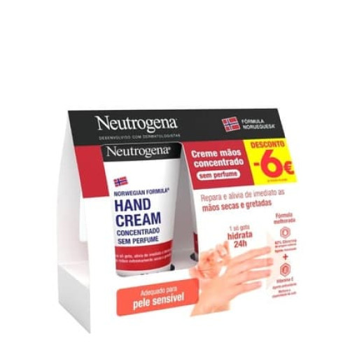 Neutrogena Norwegian Formula Concentrated Hand Cream Unscented 2x50ml