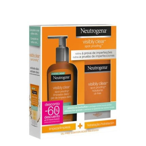 Neutrogena Spot Controlling Facial Moisturizer 50ml + Cleansing Gel 200ml