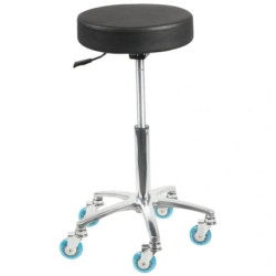 Shophair Roma Black Hair Stool With Gas Lift Shophair Roma Black Hair Stool With Gas Lift