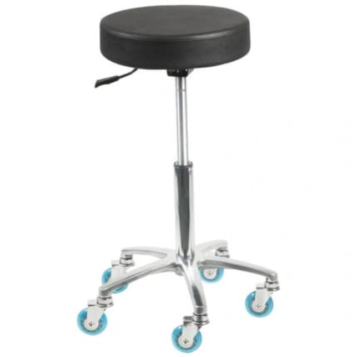 Shophair Roma Black Hair Stool With Gas Lift
