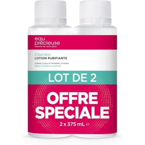 Eau Precieuse Clearskin Purifying Lotion 375ml Pack Of 2