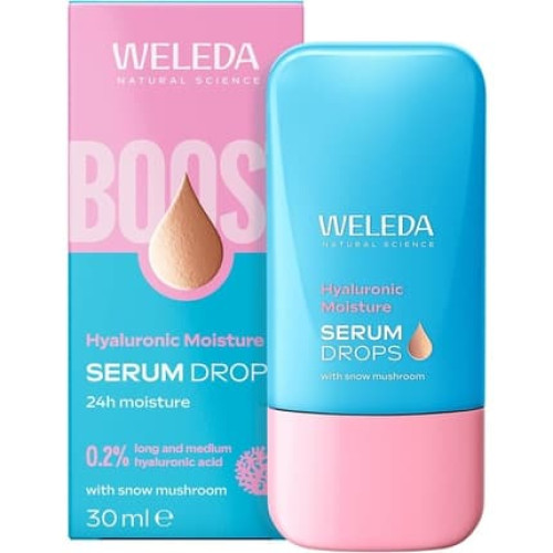Weleda Hyaluronic Moisture Face Serum Drops with Snow Mushroom