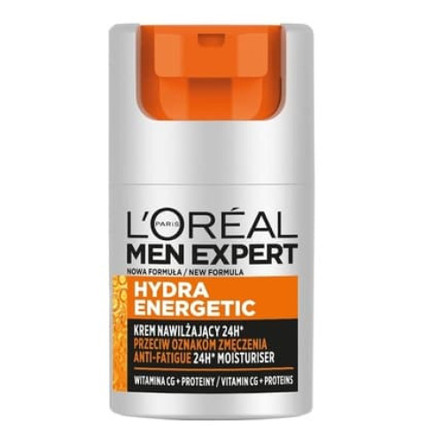 L'Oreal Men Expert Hydra Energetic Moisturizing Cream Against Signs Of Fatigue 50ml L'Oreal Men Expert Hydra Energetic Moisturizing Cream Against Signs Of Fatigue 50ml